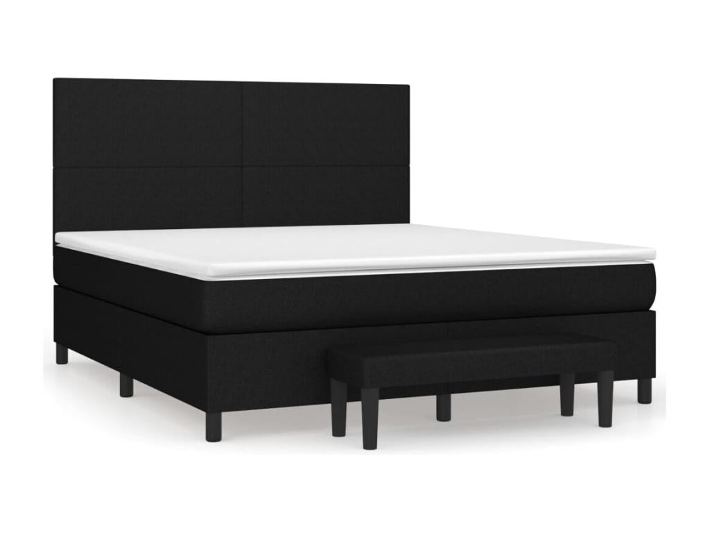 Black Fabric Mattress, 180 x 200 cm