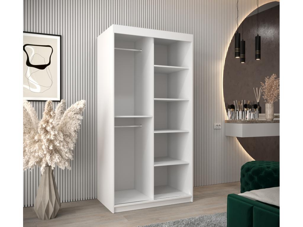 White Wardrobe, 100 x 62 x 200 cm