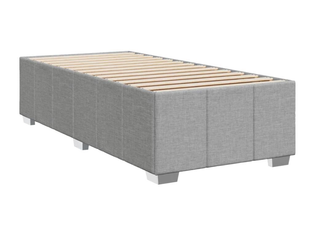 Gray Fabric Mattress, 90 x 200 cm
