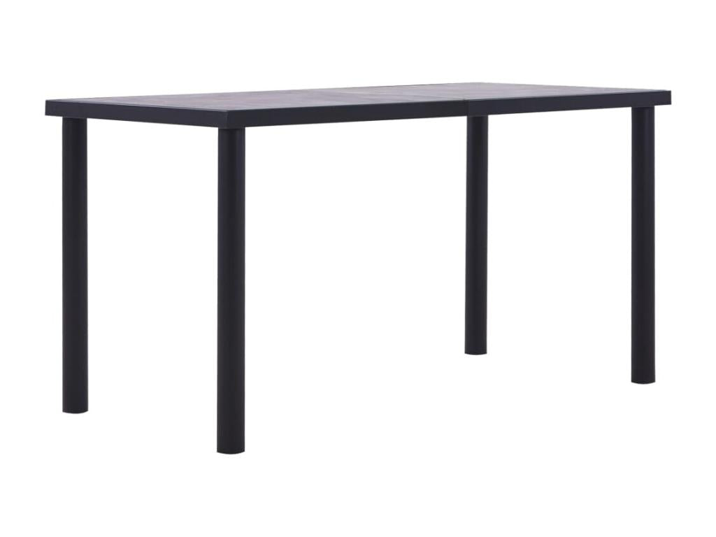Black Table, 140 x 70 x 75 cm
