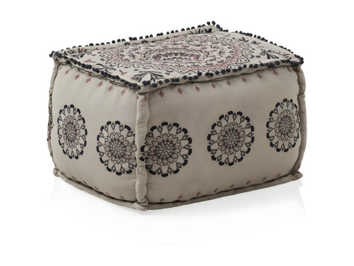Beige Ottoman
