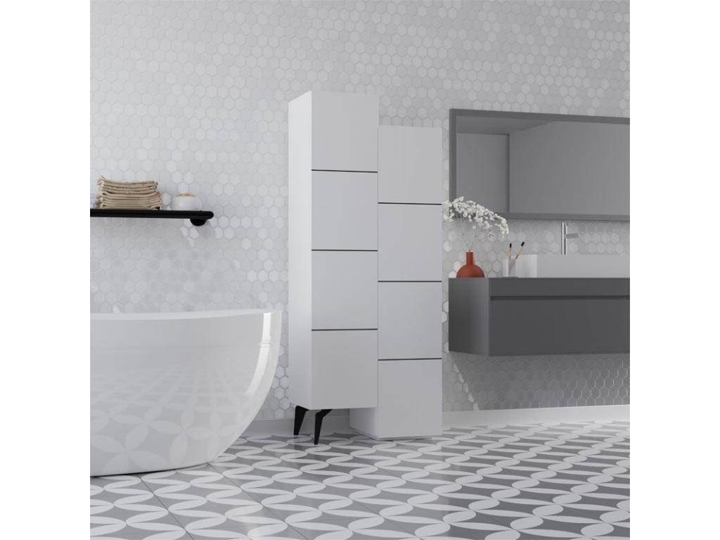 White Wardrobe, 62.2 x 37.4 x 155.4 cm