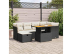 Black Woven Resin Wicker Outdoor Furniture Set