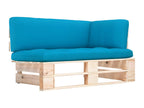 Blue Pine Wood Sofa