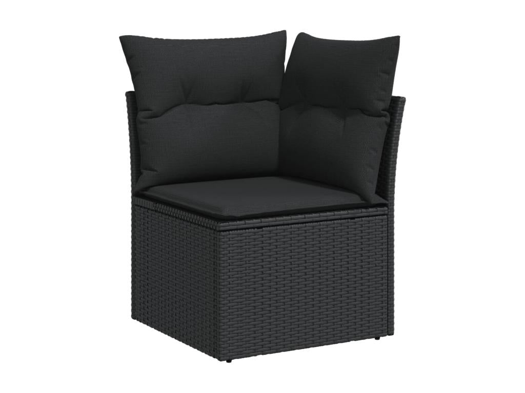 Black Woven Resin Wicker Outdoor Furniture Set - dlz1766571337509