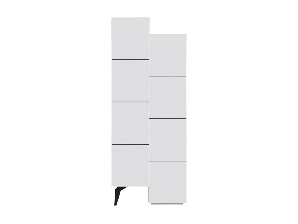 White Wardrobe, 62.2 x 37.4 x 155.4 cm