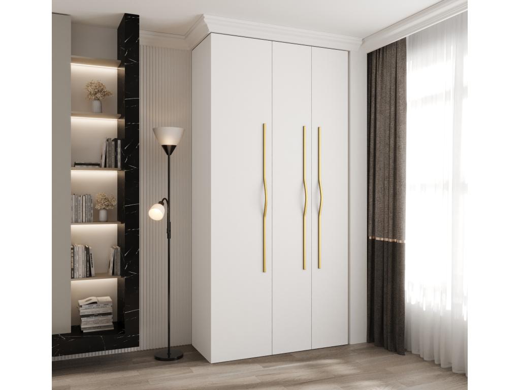 White Wardrobe, 120 x 50 x 245.5 cm