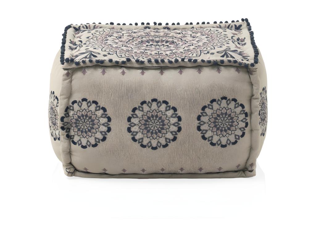 Beige Ottoman