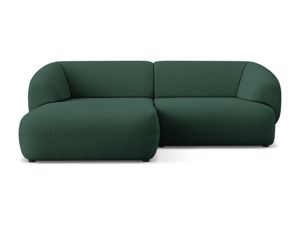 Green Boucle Fabric Sofa