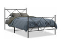Black Metal Bed Frame, 107 x 203 cm