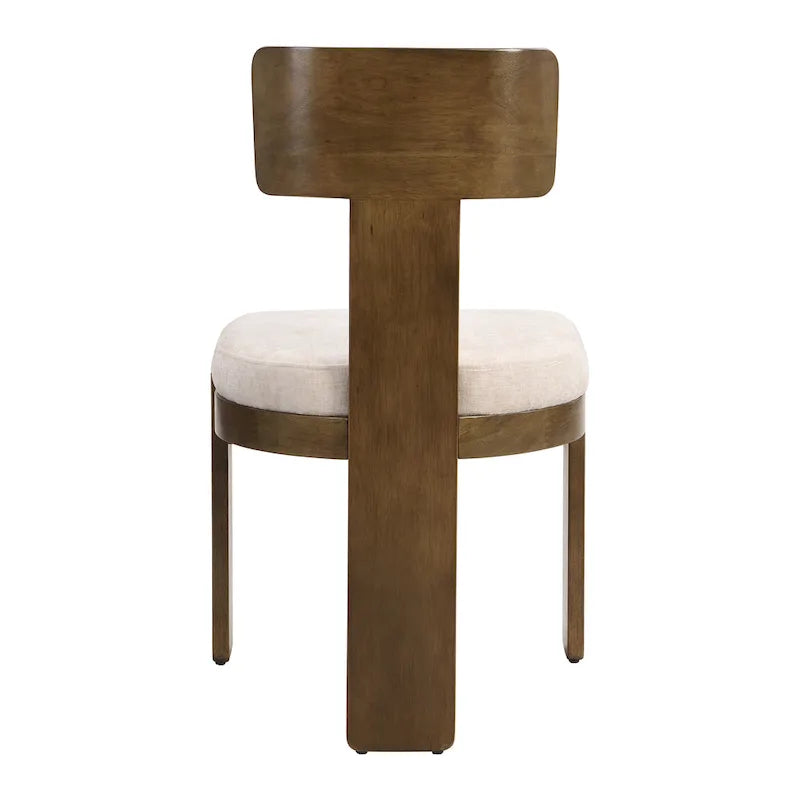 Upholstered Dining Chairs Set of 2 - Rubberwood Frame - 330lbs Capacity - 19"L x 20.1"W x 32.25"H - Modern