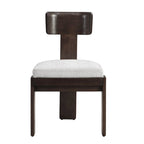 Upholstered Dining Chairs Set of 2 - Rubberwood Frame - 330lbs Capacity - 19"L x 20.1"W x 32.25"H - Modern