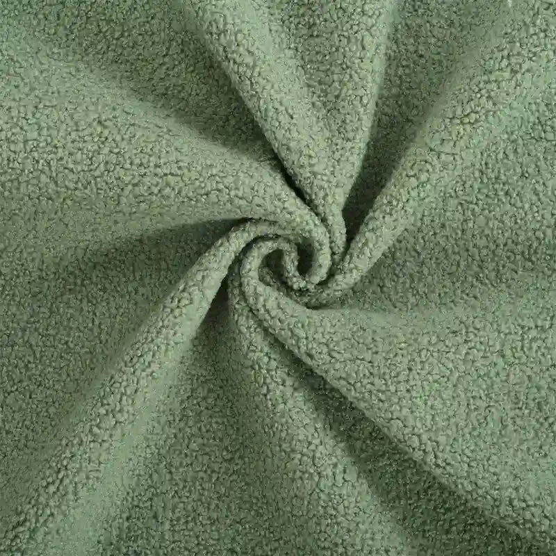 Fleece Fabric Barrel Accent Chair - Wood Legs - 275lbs Capacity - 29.53"W x 26.77"L - Living Room Bedroom