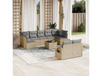 Beige Woven Resin Wicker Outdoor Furniture Set - dlz1766571228242
