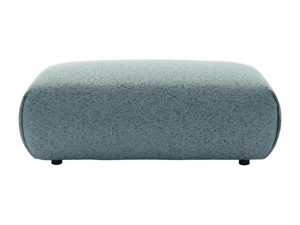 Blue Fabric Ottoman