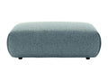Blue Fabric Ottoman