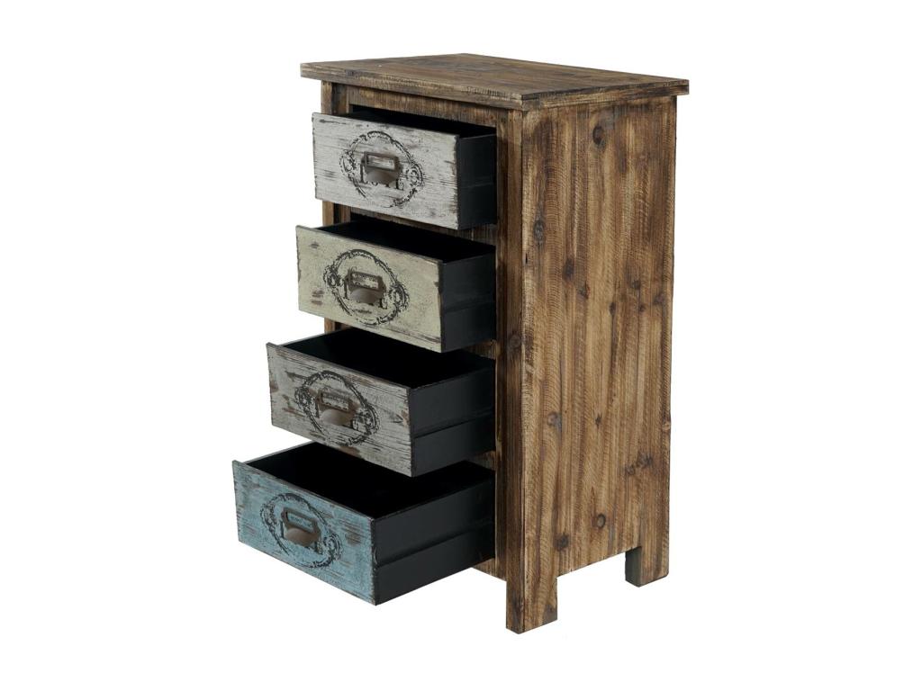 Brown Side Table, 79 x 48 x 33 cm