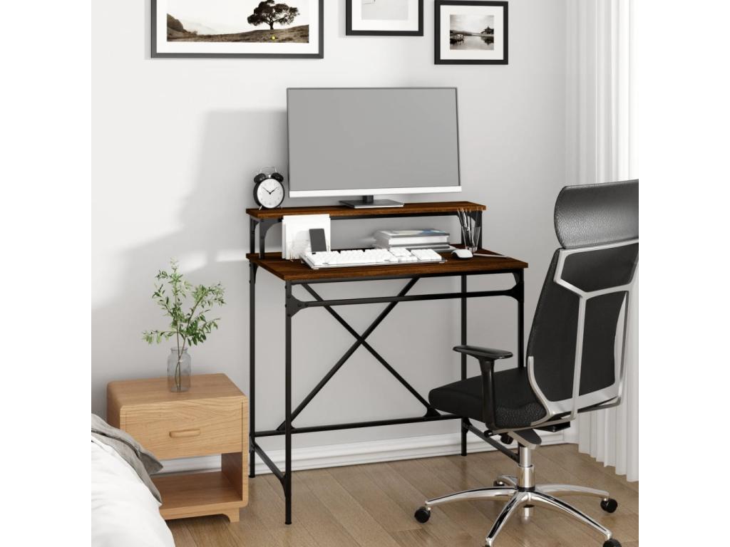 Brown Engineered Wood Home Furniture, 80 x 50 x 90 cm