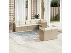 Beige Woven Resin Wicker Outdoor Furniture Set - dlz1766571194340