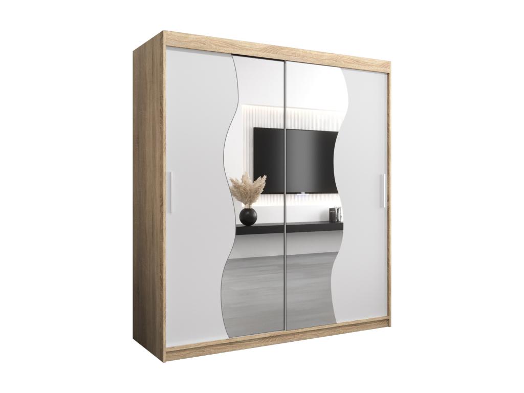 White Wardrobe, 180 x 62 x 200 cm