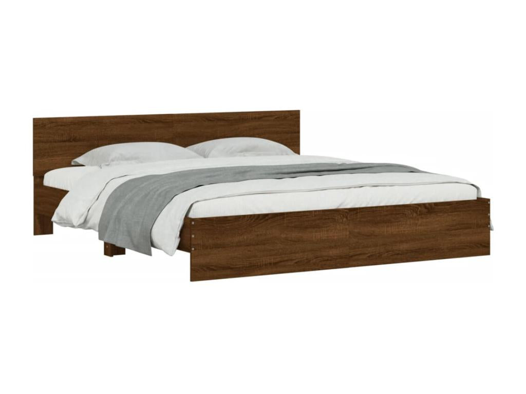 Brown Oak Wood Mattress, 180 x 200 cm