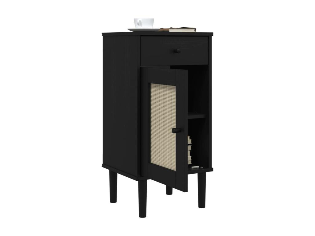 Black Pine Wood Table