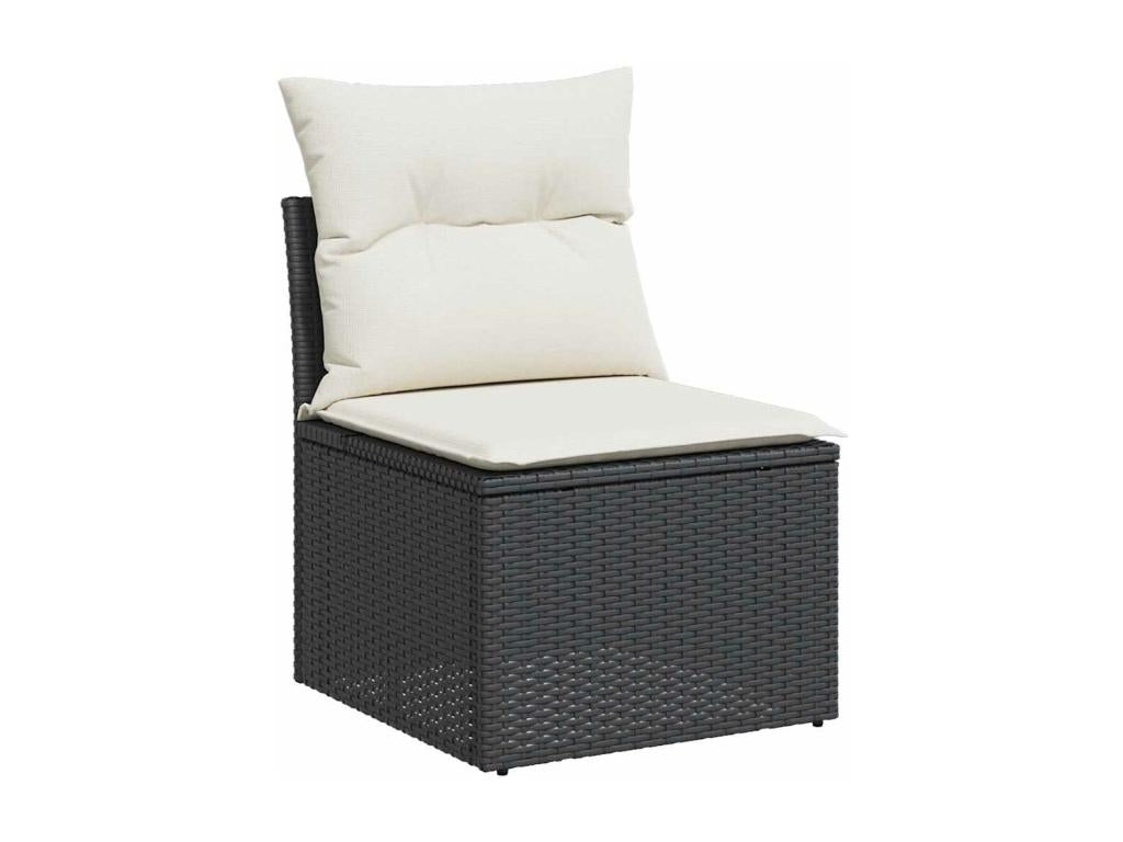 Black Woven Resin Wicker Outdoor Furniture Set - dlz1766571247408