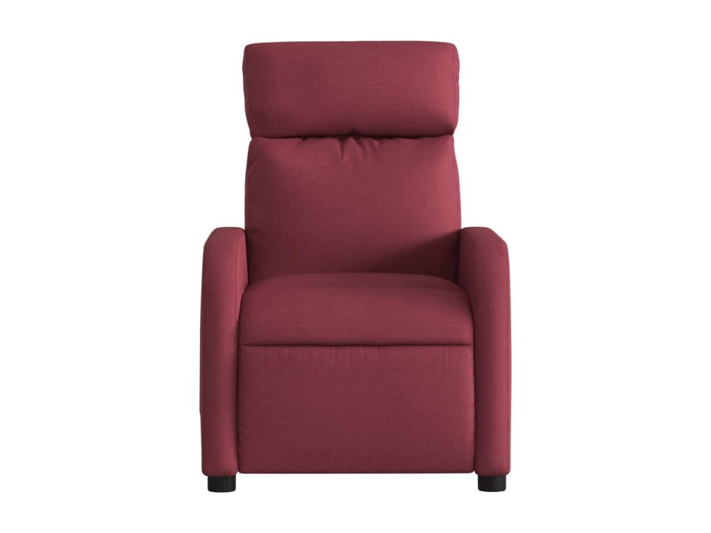 Red Fabric Accent Chair