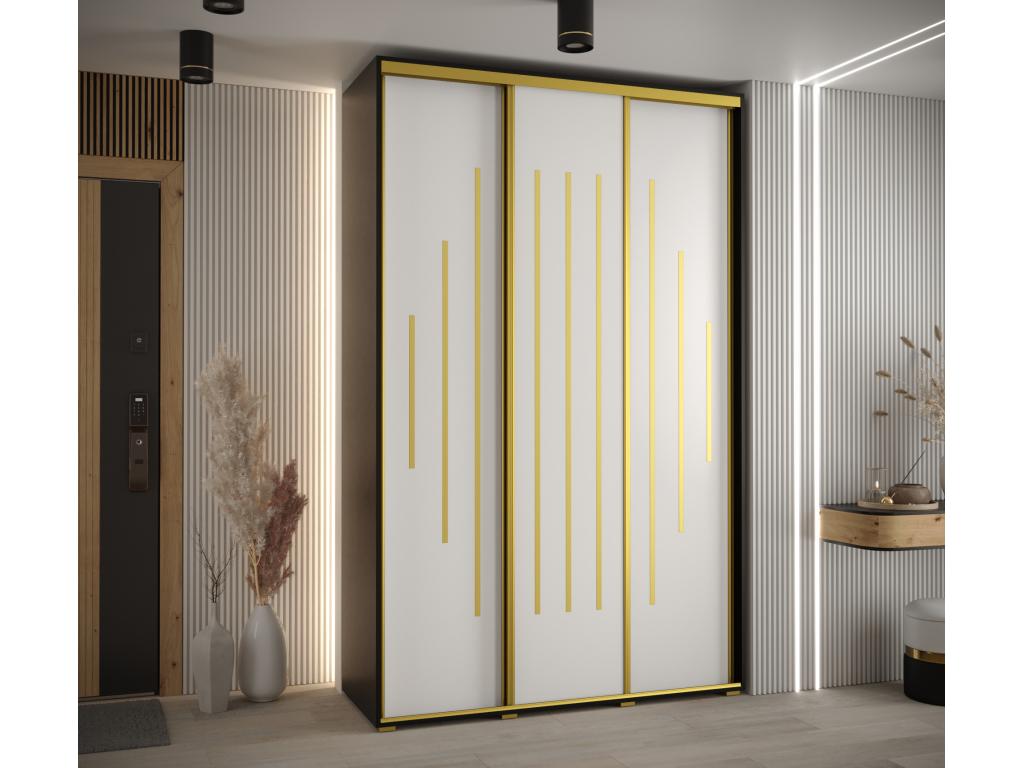Black Wardrobe, 150 x 45 x 235.2 cm