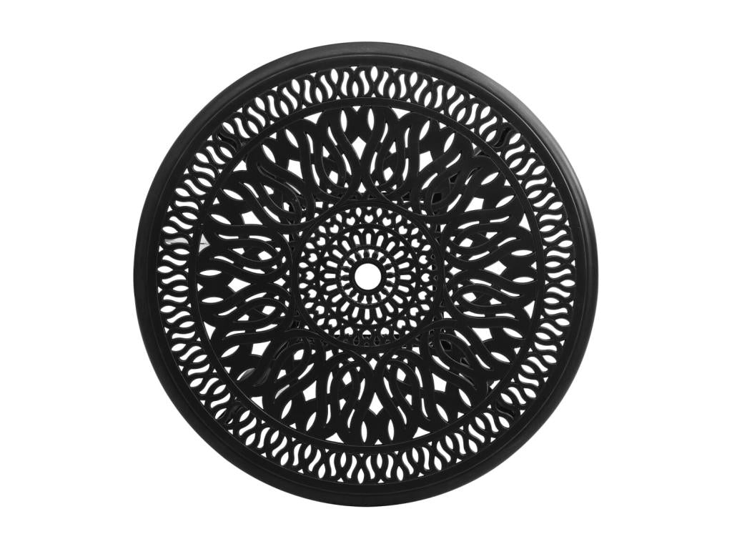 Black Table, 90 x 90 x 74 cm