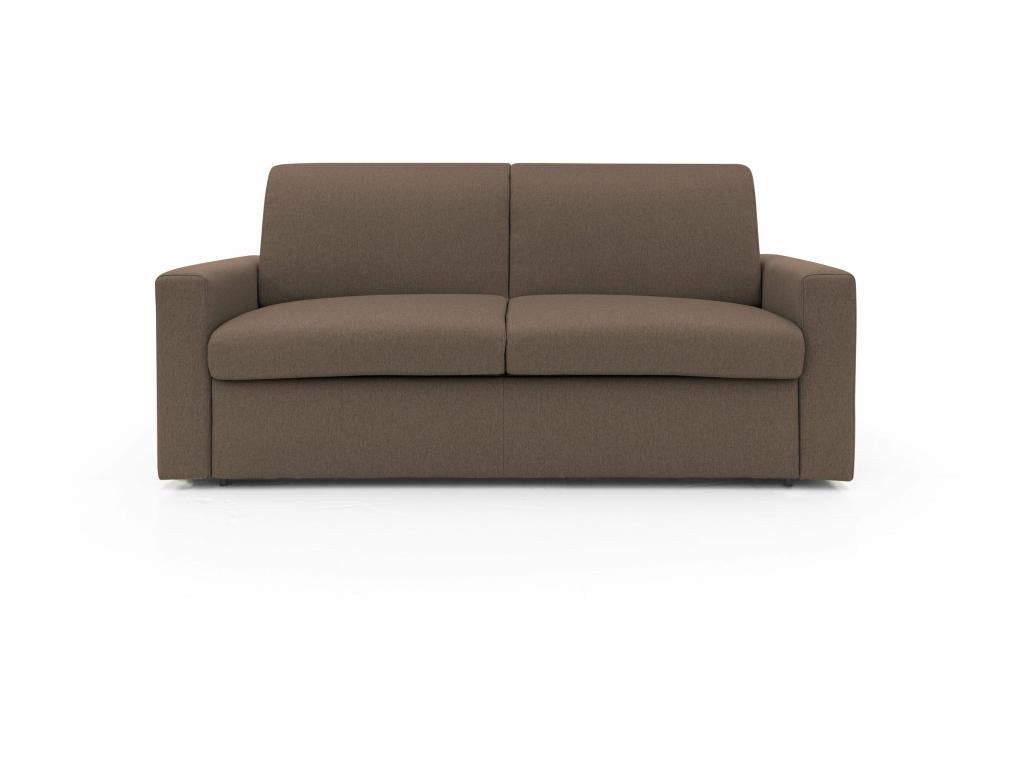 Brown Fabric Bed, 120 x 197 cm