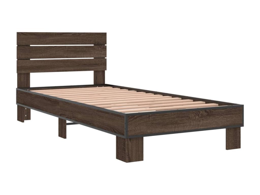Brown Oak Wood Mattress, 100 x 200 cm