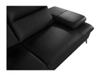 Black Leather Accent Chair