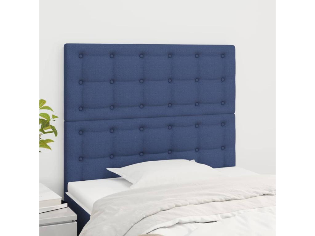 Blue Fabric Bed, 100 x 5 x 78 cm - dlz1766571734145