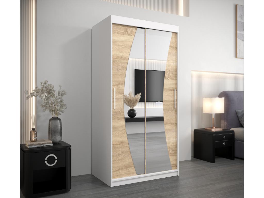 White Wardrobe, 100 x 62 x 200 cm