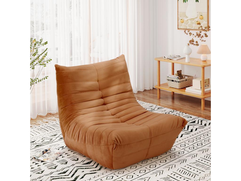 Brown Accent Chair, 80 x 85 x 84 cm