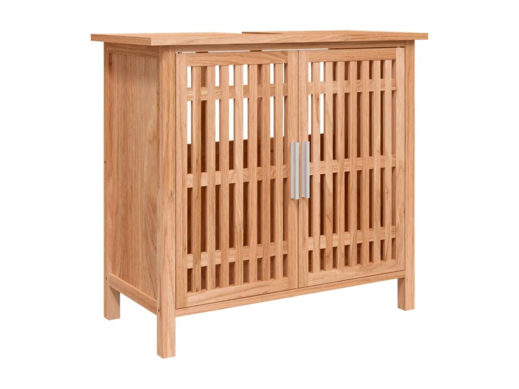 Brown Solid Wood Wardrobe, 66 x 29 x 61.5 cm