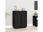 Black Pine Wood Sideboard, 60 x 35 x 80 cm