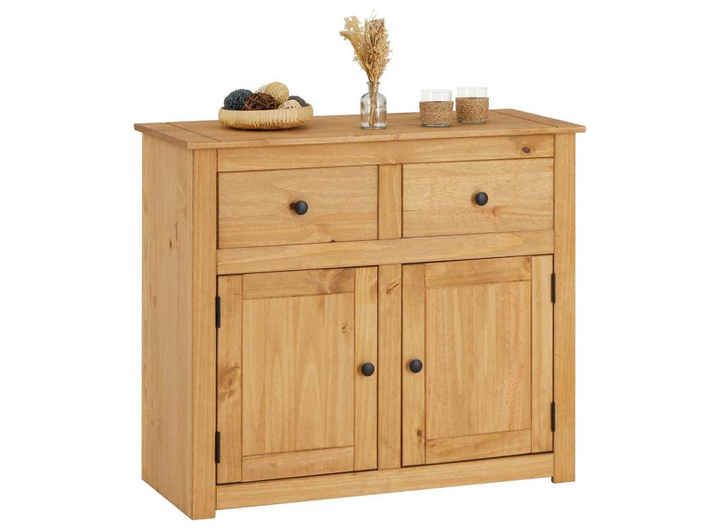 Natural Pine Wood Sideboard