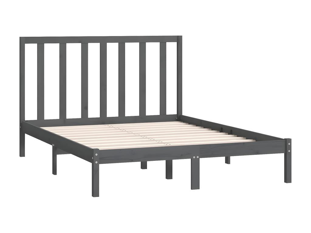 Gray Pine Wood Mattress, 135 x 190 cm