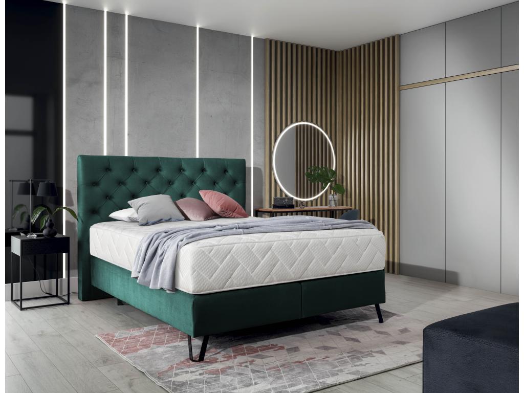 Green Fabric Mattress, 140 x 200 cm