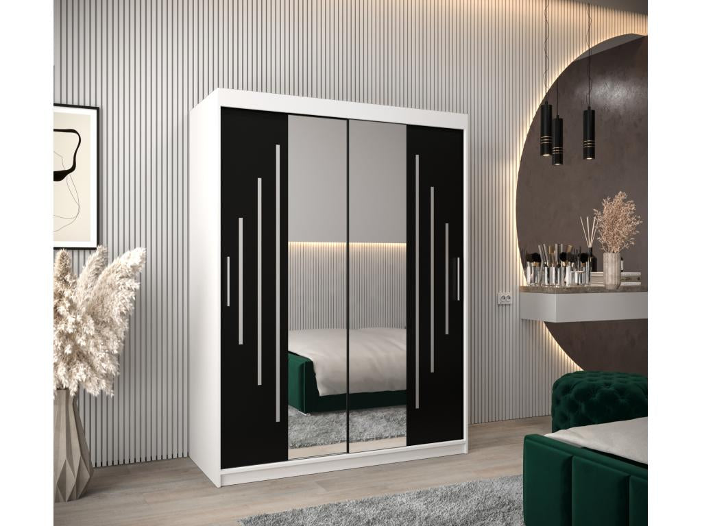 Black Wardrobe, 150 x 62 x 200 cm