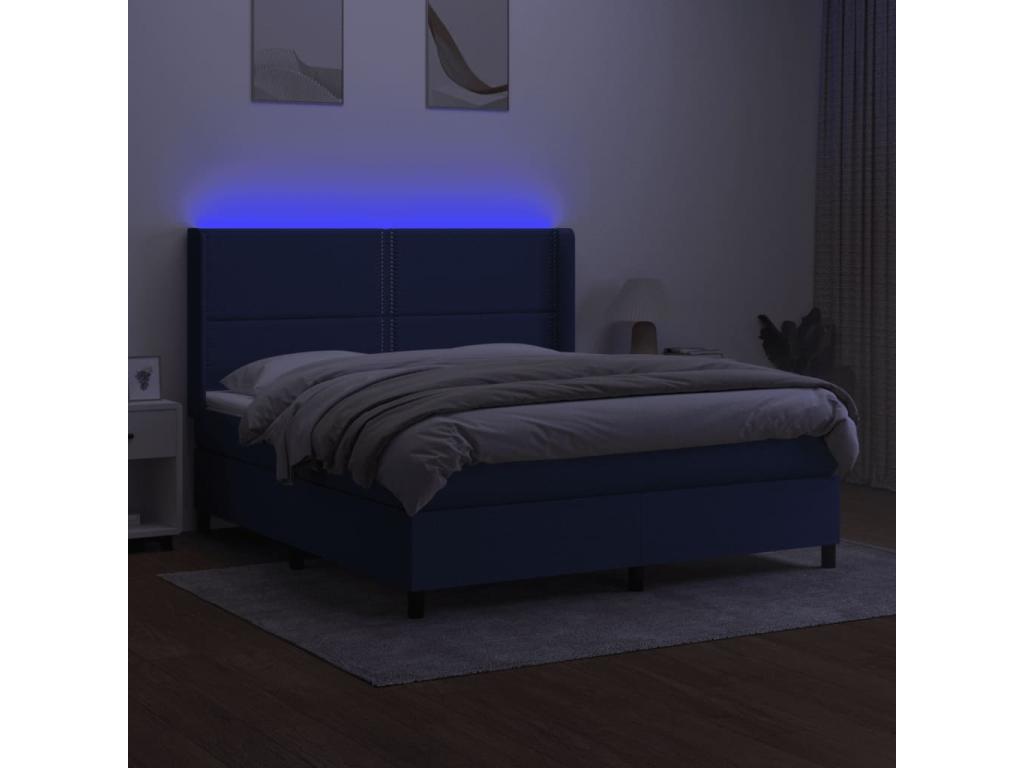 Blue Fabric Mattress, 160 x 200 cm
