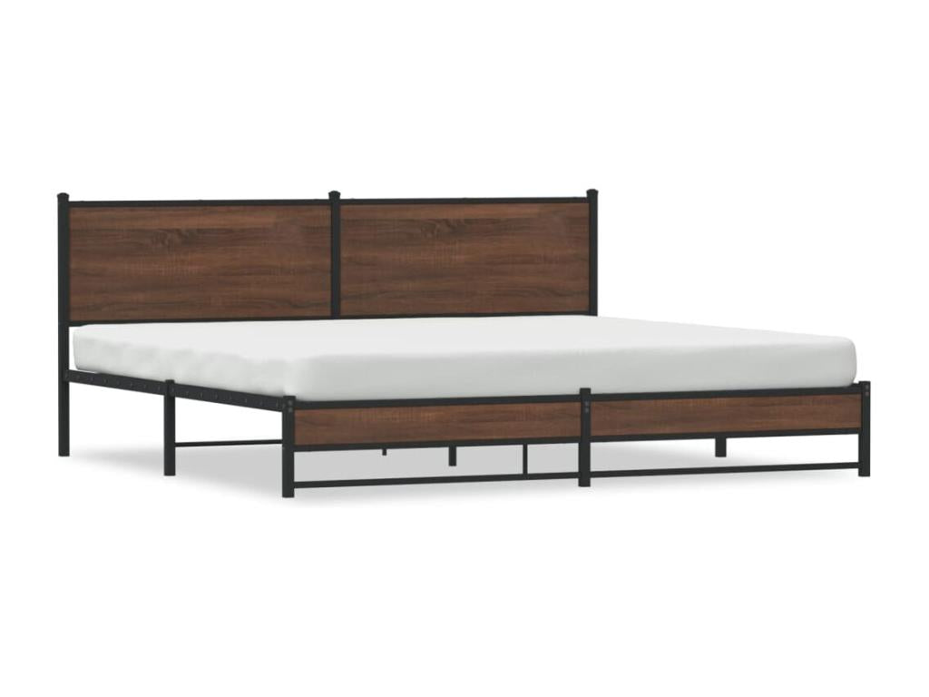 Brown Oak Wood Mattress, 200 x 200 cm