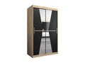 Black Wardrobe, 120 x 62 x 200 cm