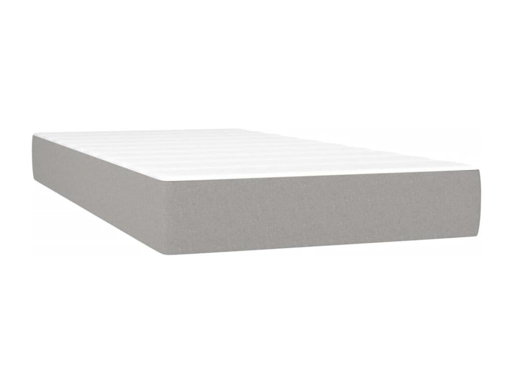 Gray Fabric Mattress, 80 x 200 cm