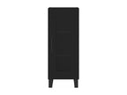 Black Engineered Wood Sideboard, 34.5 x 34 x 90 cm