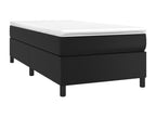 Black Faux Leather Mattress, 100 x 200 cm