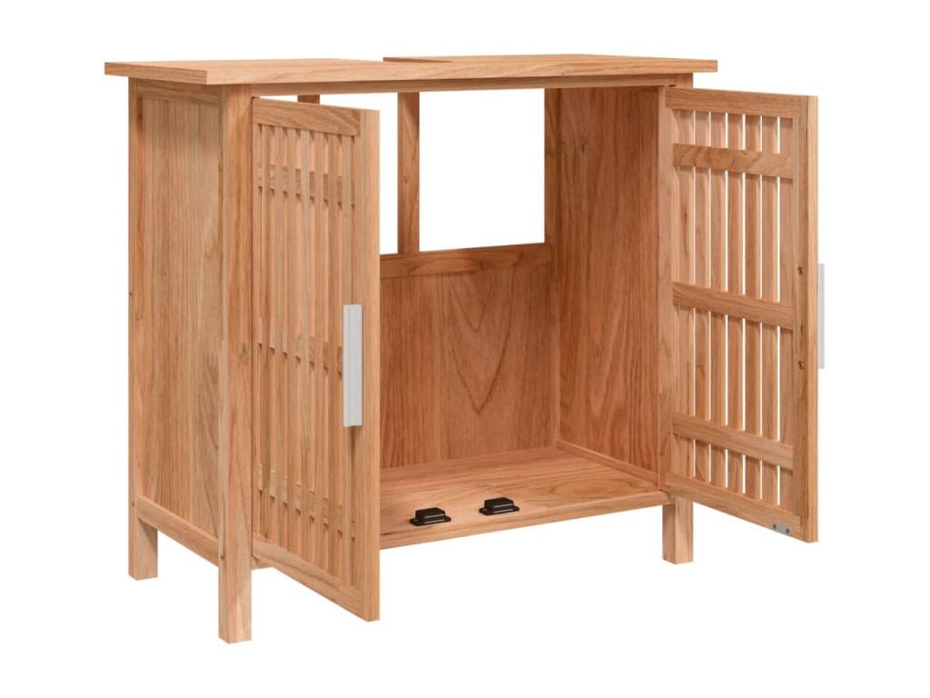 Brown Solid Wood Wardrobe, 66 x 29 x 61.5 cm