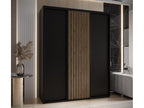 Black Wardrobe, 190 x 60 x 235.2 cm